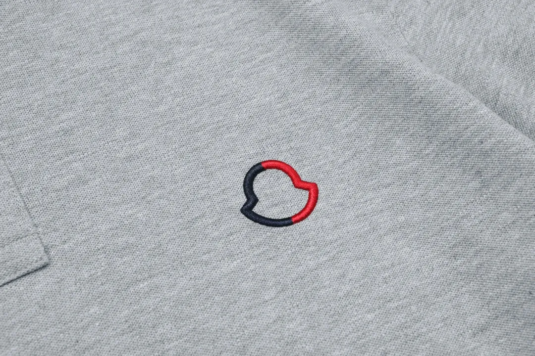 Moncler 2025New Arrival logo Same Style polo · · · ：Gray Size：M-XXXL
